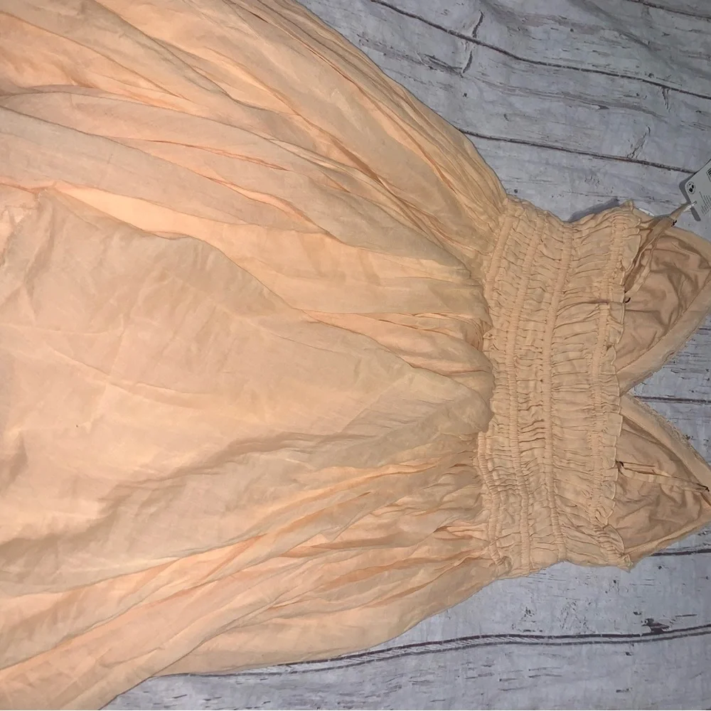 NWT Free People Delia Slip Dress orange M